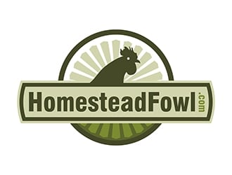 HomesteadFowl.com logo design by gitzart