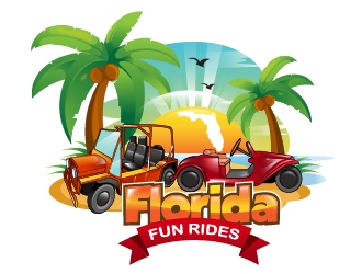 Florida Fun Rides logo design by Suvendu