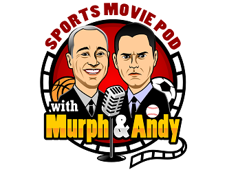 Sports Movie Pod with Murph & Andy logo design by haze