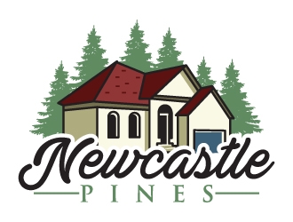 Newcastle Pines logo design by Aelius