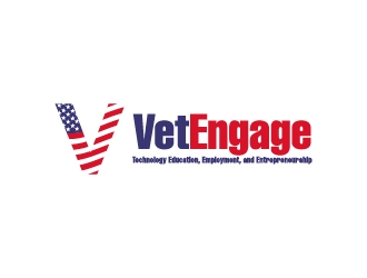 VetEngage logo design by wongndeso