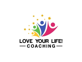 Love Your Life! Coaching logo design by wongndeso