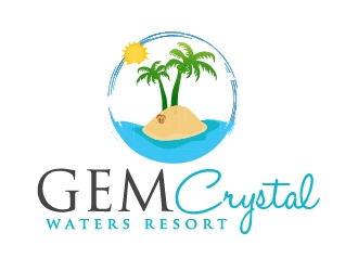 GEM Crystal Waters Resort logo design by shravya
