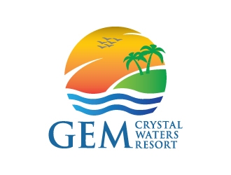GEM Crystal Waters Resort logo design by dhika