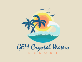 GEM Crystal Waters Resort logo design by czars