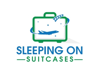 Sleeping On Suitcases logo design by gogo