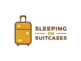 Sleeping On Suitcases logo design by HoliHop
