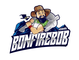 Bonfire Bob logo design by DreamLogoDesign