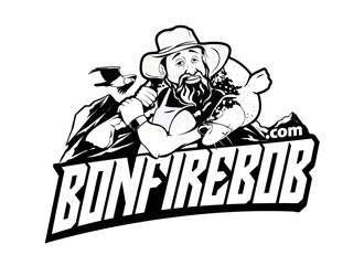 Bonfire Bob logo design by DreamLogoDesign