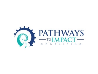 Pathways To Impact Consulting logo design by sanworks
