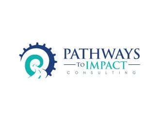 Pathways To Impact Consulting logo design by sanworks