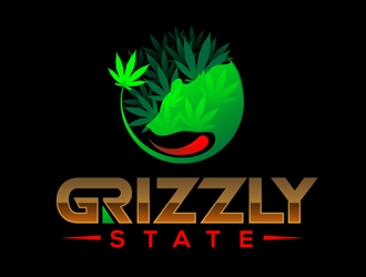 Grizzly state logo design by DreamLogoDesign