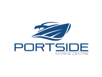 PORTSIDE Marine Centre logo design by dhe27
