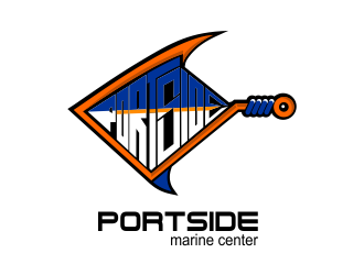 PORTSIDE Marine Centre logo design by rahimtampubolon