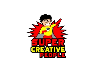 SuperCreativePeople logo design by DanizmaArt