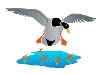 Duck Pond logo design by usef44