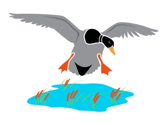 Duck Pond logo design by usef44