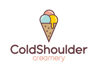 Cold shoulder creamery logo design by Cekot_Art