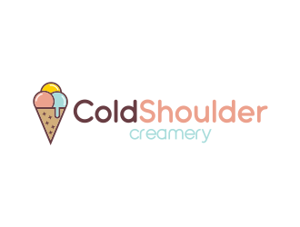 Cold shoulder creamery logo design by Cekot_Art