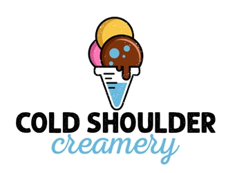 Cold shoulder creamery logo design by ingepro