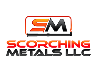 Scorching Metals LLC  logo design by megalogos