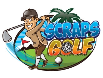 Scraps Golf logo design by Godvibes