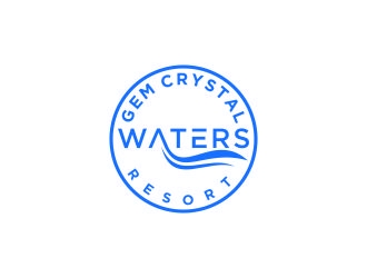 GEM Crystal Waters Resort logo design by bricton