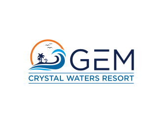 GEM Crystal Waters Resort logo design by ammad