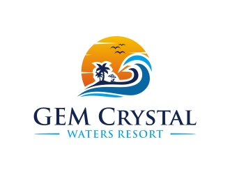 GEM Crystal Waters Resort logo design by ammad