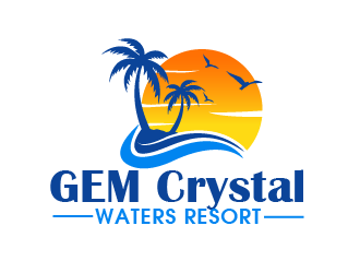 GEM Crystal Waters Resort logo design by THOR_