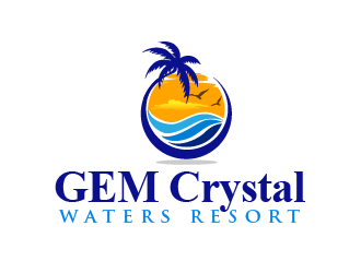 GEM Crystal Waters Resort logo design by THOR_