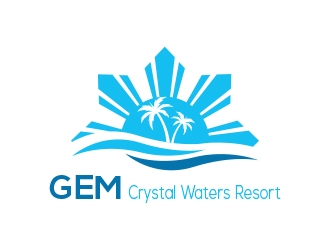 GEM Crystal Waters Resort logo design by jhunior