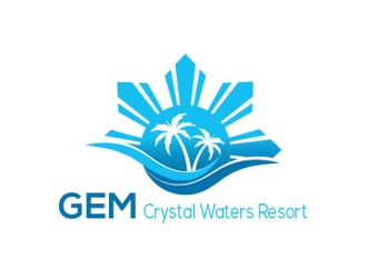 GEM Crystal Waters Resort logo design by jhunior