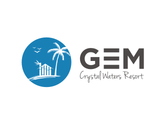 GEM Crystal Waters Resort logo design by ohtani15