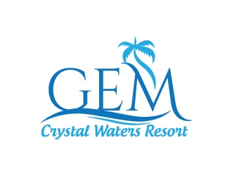 GEM Crystal Waters Resort logo design by yans