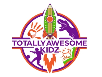 Totally Awesome Kidz logo design by DreamLogoDesign