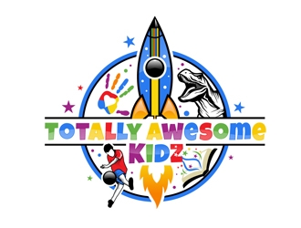 Totally Awesome Kidz logo design by DreamLogoDesign