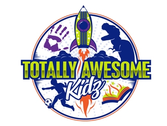 Totally Awesome Kidz logo design by DreamLogoDesign