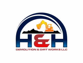 H&H Demolition & Dirt Works LLC logo design by hidro