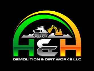 H&H Demolition & Dirt Works LLC logo design by hidro