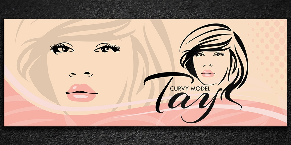 Curvy Model Tay  logo design by Gelotine