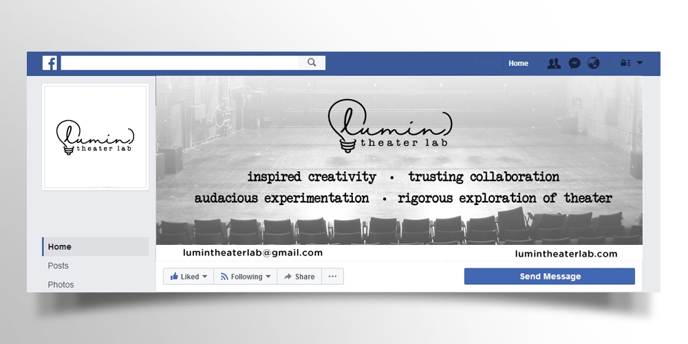 (lumin)theater lab logo design by scriotx