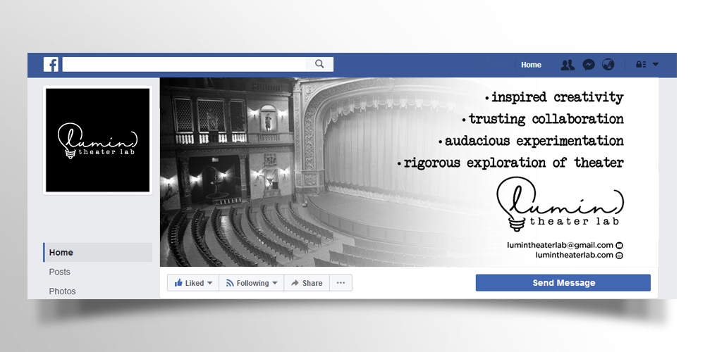 (lumin)theater lab logo design by scriotx