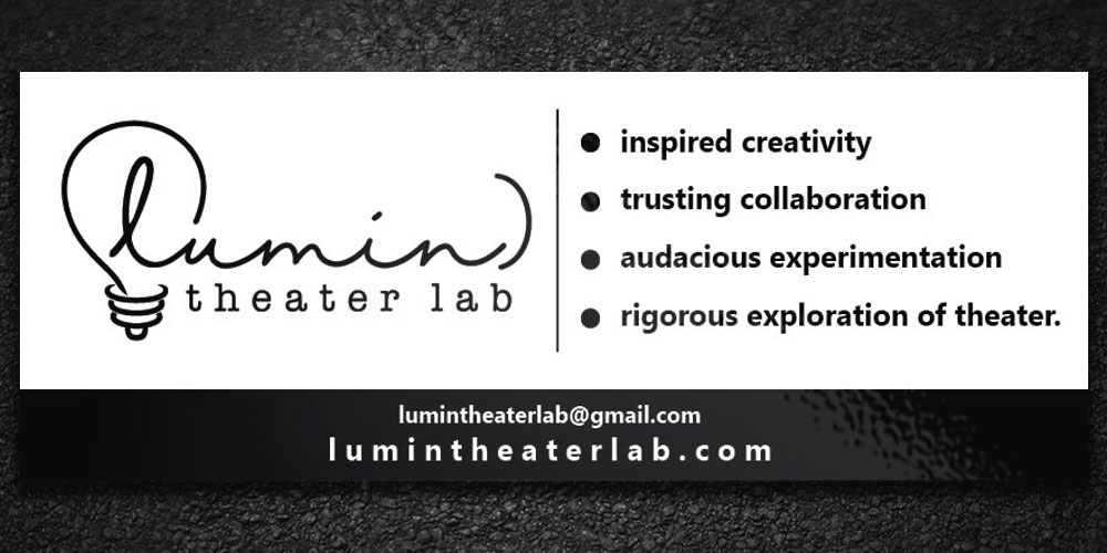 (lumin)theater lab logo design by Boomstudioz
