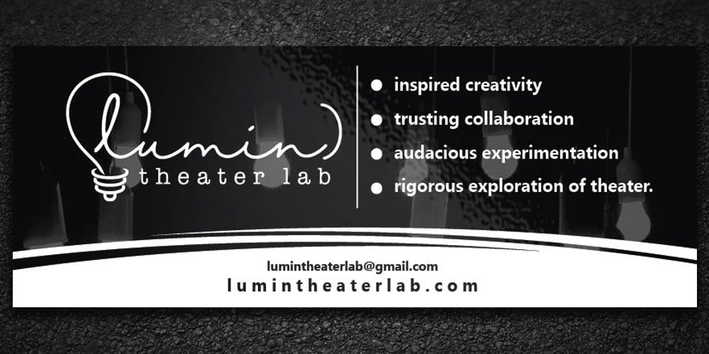 (lumin)theater lab logo design by Boomstudioz