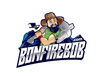 Bonfire Bob logo design by DreamLogoDesign