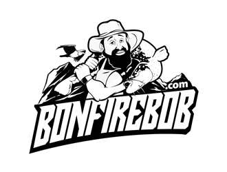 Bonfire Bob logo design by DreamLogoDesign