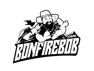 Bonfire Bob logo design by DreamLogoDesign