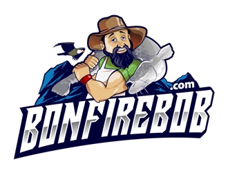 Bonfire Bob logo design by DreamLogoDesign