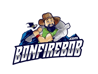 Bonfire Bob logo design by DreamLogoDesign